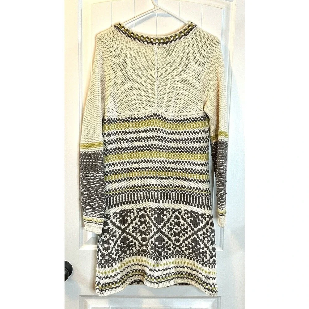 Free People Womens Annabelle Yarn Oversized Beach Cardigan Knit M